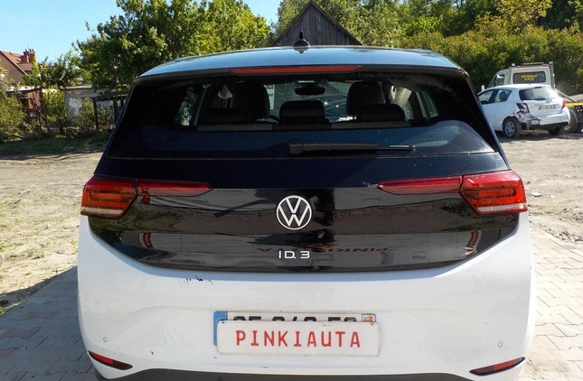 Volkswagen ID.3 cena 50900 przebieg: 23711, rok produkcji 2022 z Ustrzyki Dolne małe 379